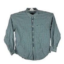 Izod Men&#39;s Button-Down Long Sleeve Plaid Shirt XXL Easy Care Cotton Blend - £14.28 GBP