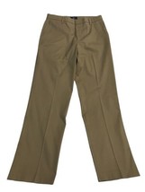 DOCKERS Classic Fit Flat Front Beige Tan Signature Khaki Pants  34x34 St... - £13.61 GBP