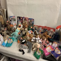 ty beanie babies huge lot, Some Brand New in Package- Righty, Lefty, McD... - $69.29