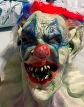 Outta Control Clown Forum Horror Latex Mask Universal Studios Costume Full Head - £55.36 GBP