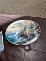 Vintage Thomas Kinkade Plate “The Light Of Peace” - £7.12 GBP