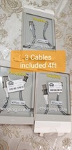 heyday Three Charging Cables 4ft For iPhone / iPad 8-Pin -  - £8.30 GBP