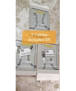 heyday Three Charging Cables 4ft For iPhone / iPad 8-Pin -  - £8.11 GBP