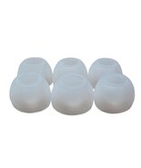 Brookstone Earphones Clear Single Flange Silicone Ear Tips, Large, 6 pcs. - $5.95