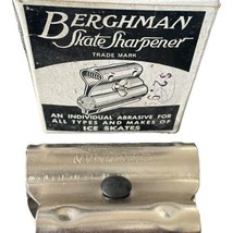 Berghman Ice Skate Sharpener In Box Metal Universal Adjustable USA 1960s Vintage - £12.17 GBP