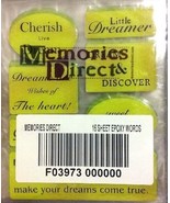 QVC Memories Direct 16 Sheet Epoxy Words Phrase (112 Stickers) - £15.56 GBP