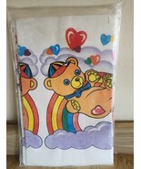 Lisa Frank Paper Tablecloth Table Cover Bear Rainbow Hearts NOS - $13.49