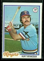 Vintage 1978 Topps Baseball Trading Card #725 Kurt Bevacqua Texas Rangers - £6.61 GBP