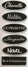 CHEVY CHEVELLE SS 350 SEW/IRON PATCH EMBLEM BADGE EMBROIDERED HOT ROD CAR - £15.71 GBP