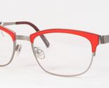 Lunettes Joshi 163 4 Mat Rouge / Argent Uniques Rares 52-19-140mm Allemagne - $115.83