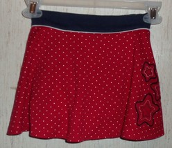 GIRLS Healthtex RED W/ WHITE POLKA DOTS KNIT PULL ON SKORT    SIZE 5 - £11.17 GBP