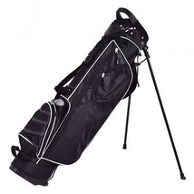 Golf Stand Cart Bag with 4 Way Divider Carry Organizer Pockets-Black - C... - $2,635.93 MXN