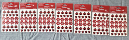 Creative Converting Ladybug Theme Sticker Sheets Lot of 7 SKU - £31.89 GBP