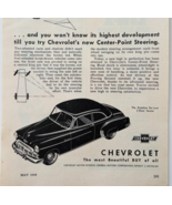 1949 Chevrolet Styleline De Luxe 2 Door Sedan Advertisement Automobilia ... - $367.32 MXN