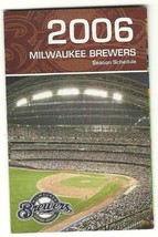 2006 Milwaukee Brewers Pocket Schedule #2 - £3.78 GBP
