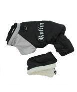 Ruffin It Black and Gray Sherpa Lined Dog Snow Suit Sizes XS - L - €15,11 EUR