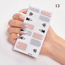 #AF012 Patterned Nail Art Sticker Manicure Decal Full Nail - $4.40