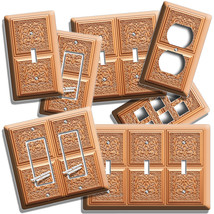 Copper Bronze Irish Tiles Style Celtic Knot Wall Light Switch Outlet Plate Decor - £9.58 GBP+