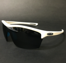 REVO Sunglasses Edge 1074 White Wrap Frames with Black Polarized Shield ... - $102.99
