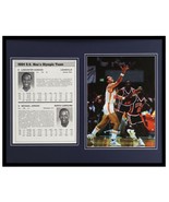 Michael Jordan 1984 Team USA Olympics Framed 16x20 ORIGINAL Program Display - $79.19