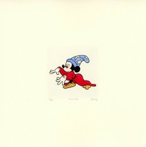 Mickey Mouse Sowa &amp; Reiser #D/500 Hand Painted Cartoon Etching Art Fantasia - £50.11 GBP