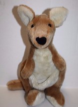 Dakin Stuffed Animal Kangaroo 17&quot; Plush Soft Toy Stands Big Korea Vtg 1986 - £12.94 GBP