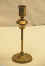 Old Vintage Solid Brass Candlestick Holder by REMCO Mantel Decor 8-1/4&quot; ... - £11.86 GBP