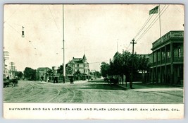 Postcard Hayward &amp; San Lorenza Ave SAN LEANDRO California Estudillo House - £10.12 GBP