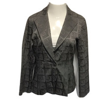 Juliana Collezione Classy 1 Button Blazer ~ Sz 8 ~ Long Sleeves ~ Gray/Silver - £13.87 GBP