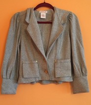 EUC La Rok Gray Cropped Hoodie w/ Gold Detail SZ S  - $39.59 EUC La Rok Gray Cropped Hoodie w/ Gold Detail SZ S  - $39.59