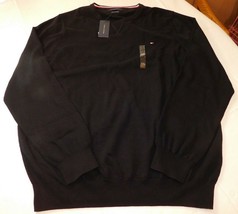 Tommy Hilfiger Long Sleeve Shirt 78C6133 012 Black XXL Premium Cotton NWT - £24.62 GBP