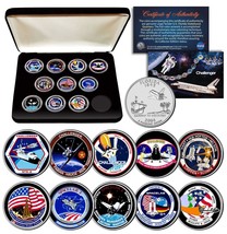 Space Shuttle Challenger Mission Nasa Florida Statehood Quarters 10-Coin Set Box - $56.06
