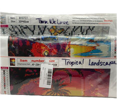 5D Diamond Painting Kits 30 cm x 40 cm Tropical /&quot;Those We Love&quot; Lot of ... - $14.24