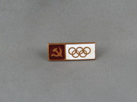 Vintage Soviet Olympic Pin - Team USSR - Inlaid Pin  - £15.15 GBP