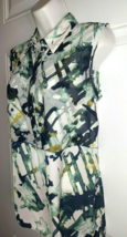 Simply Vera by Vera Wang Sleeveless Smock like Water Color Top Blouse Size PM - £7.50 GBP