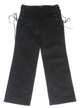 JOHN BARTLETT Italy Thick Zipper Fly Leather Lace Upper Sides Pants Wm&#39;s... - $79.99