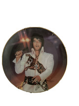 Elvis Presley ‘The Superstar’ Bradford Exchange Collectible Plate with COA - £36.53 GBP
