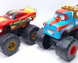 Disney Pixar Cars Monster Truck Mater Tormentor Tow Truck + McMean 8” Ta... - £29.05 GBP