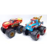 Disney Pixar Cars Monster Truck Mater Tormentor Tow Truck + McMean 8” Ta... - £28.72 GBP