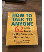 How To Talk To Anyone Leil Lowndes Audiobook 3 CDs 62 Little Tricks - $9.90