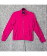 Ralph Lauren L-RL Active Track Jacket Women&#39;s Medium Pink Full Zip Sweat... - $18.69