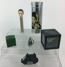 Star Wars Toys Accessories 6pc Boba Fett Keychain Pez Cube Watch Viewer C1 - £11.59 GBP