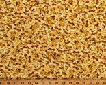 Cotton Macaroni and Cheese Mac &amp; Cheese Food Fabric Print by the Yard D5... - $12.95