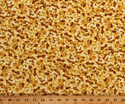 Cotton Macaroni and Cheese Mac &amp; Cheese Food Fabric Print by the Yard D571.86 - £10.35 GBP