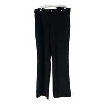 Calvin Klein Women&#39;s Black Straight Leg Dress Trousers Size 6 - $31.79