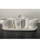 Rae Dunn  TASTY YUM DELISH Condiment Bowls - £46.87 GBP