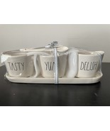 Rae Dunn  TASTY YUM DELISH Condiment Bowls - $54.95