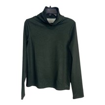 Under Armour Womens Athletic Shirt Adult Size Small Green Funnel Neck NEW - $33.99