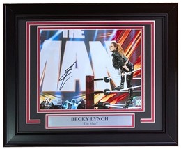Becky Lynch Signed Framed 8x10 WWE Photo Fanatics - £107.29 GBP