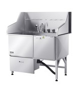 Ruffwear 50 Inch Stainless Steel Dog Grooming Tub with Ramp Faucet Showe... - $2,068.64 CAD